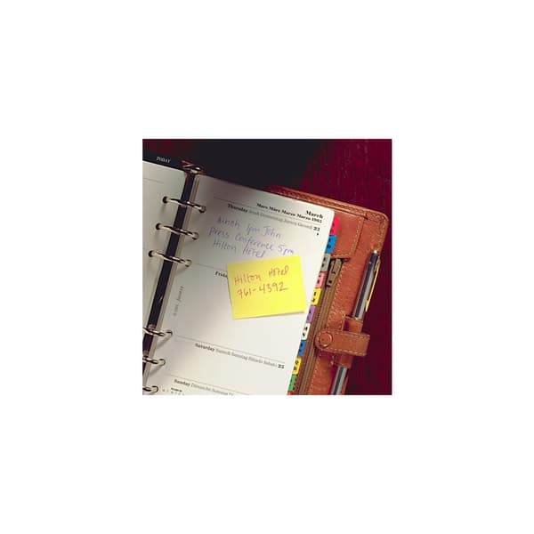 Notes POST-IT 100% recy 38x51mm gul 6/fp
