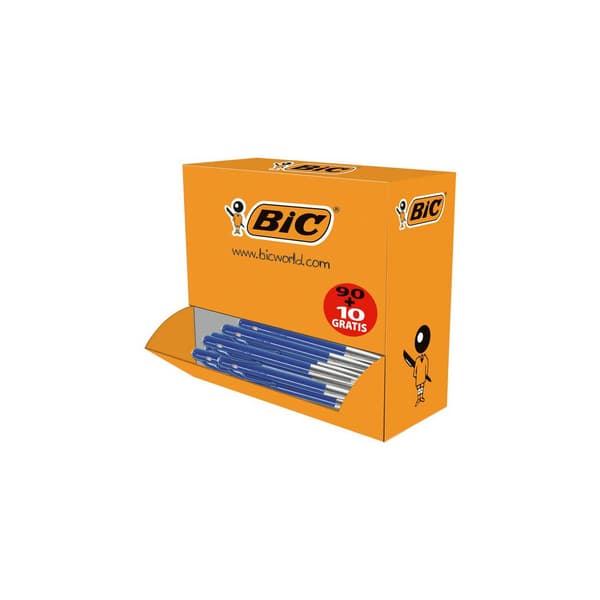 Kulpenna BIC Clic M10 1,0 blå 100/fp