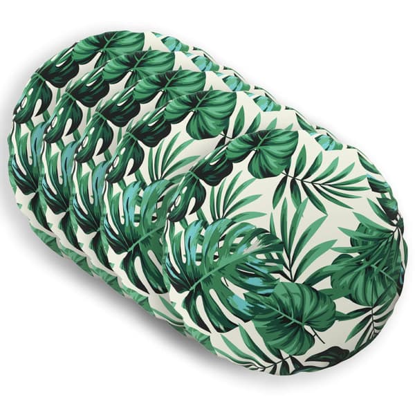 Kuddöverdrag 6 st HEERLEN Bladmönster Ø 60 cm Polyester