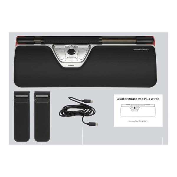 Contour RollerMouse Red Plus - centrerad mus