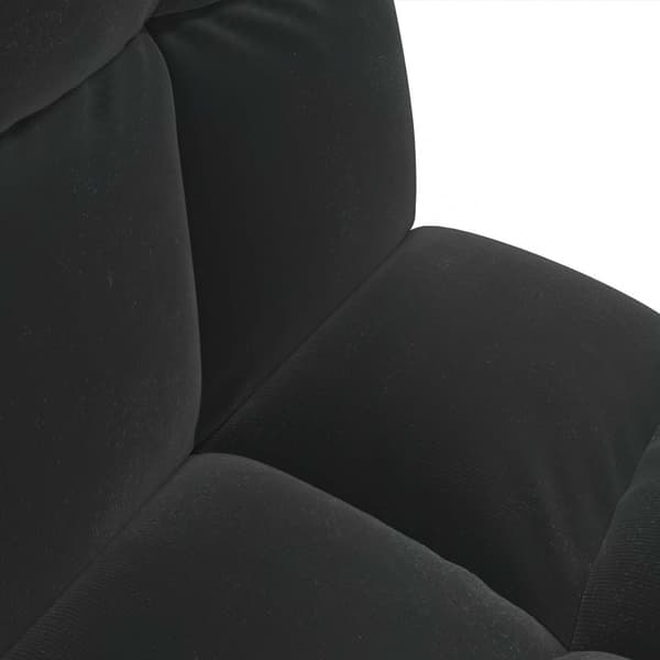 Golvstol Svart 50 x 61 x 57 cm Sammet