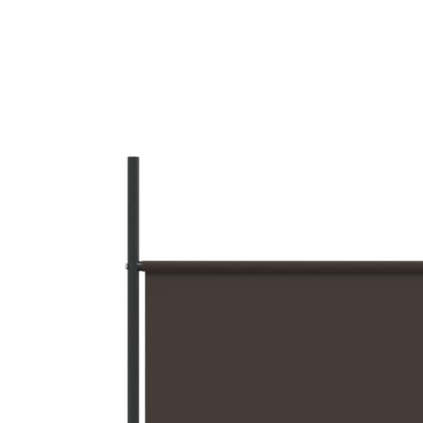 Rumsavdelare 3 paneler 150 x 200 cm brun tyg