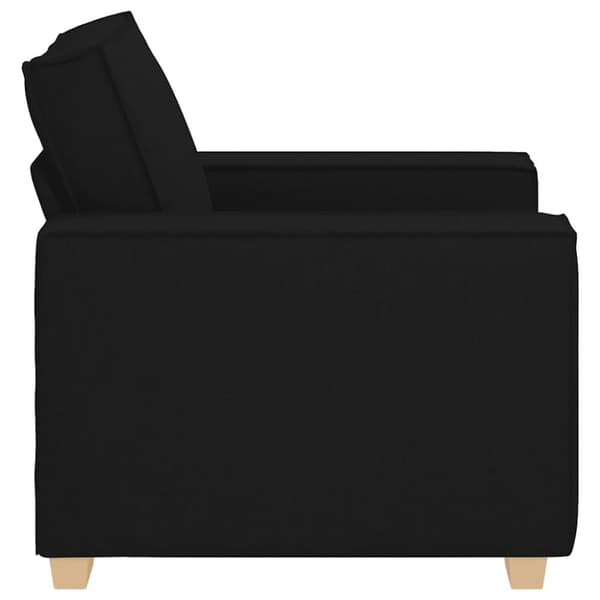 Soffa svart 100x78x84 cm tyg