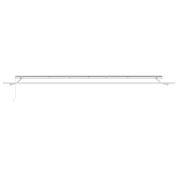 Utfällbar markis Flerfärgsdesign 600 × 300 cm