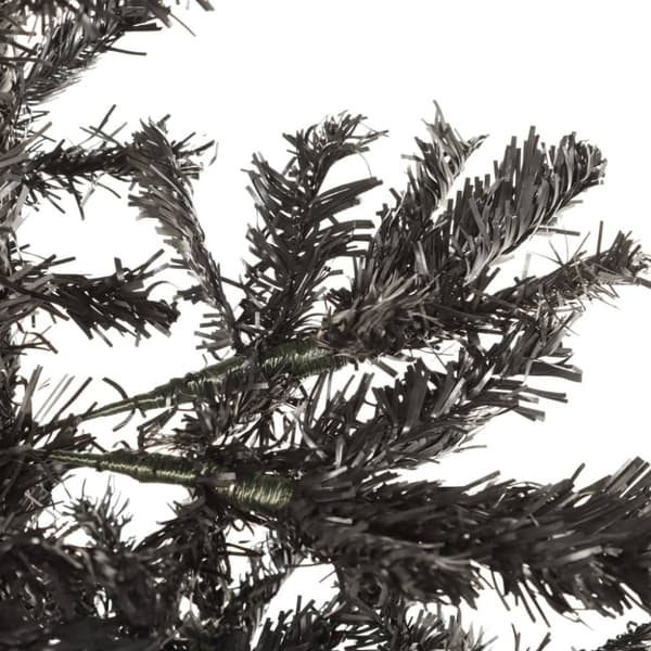 Julgran smal svart 210 cm