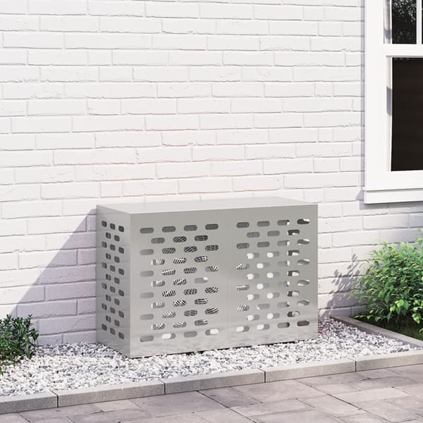 Täckning för Luftkonditionering Silver 90 x 40 x 60 cm