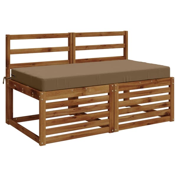 Sittkudde SOEST 100% Polyester Taupe 120 x 80 x 10 cm