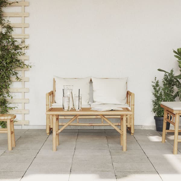 Kaffeebord Brun 90 x 50 x 43 cm Bambu