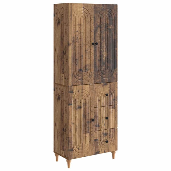 Skåpset 2 pcs 66 x 34,5 x 90 cm Konstruerat trä