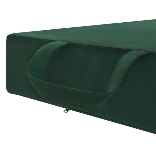 Fällbar Soffbed 90 x 67 x 45 cm Mörkgrön