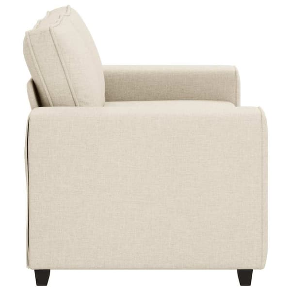2-sits soffa Beige 160 cm Linnenblandad tyg