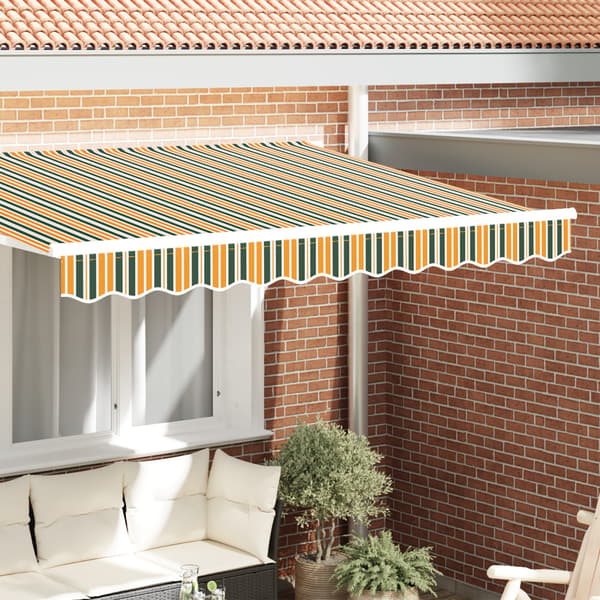 Markiskappa Ersättning Grön och gul 2,5 m Polyester