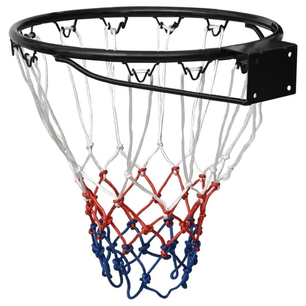 Basketring svart 39 cm stål