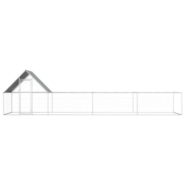 Hönsbur 8x2x2 m galvaniserat stål