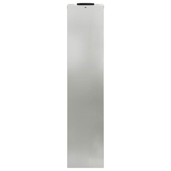 Solcell LED-vägbelysning 2 pcs Silver Galvaniserad