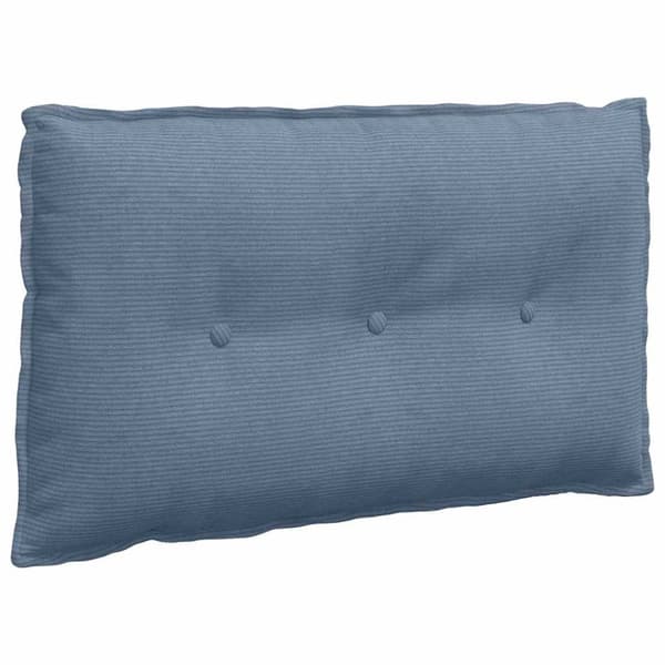 Ryggkudde Blå 80 x 50 cm Kordread tyg