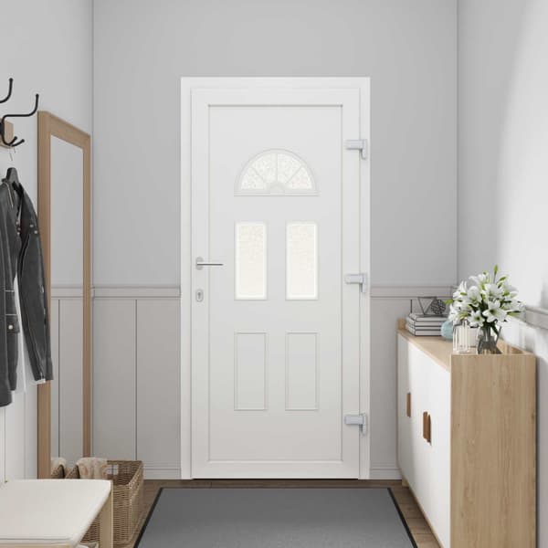 Framdörr Antracit 98 x 208 cm PVC