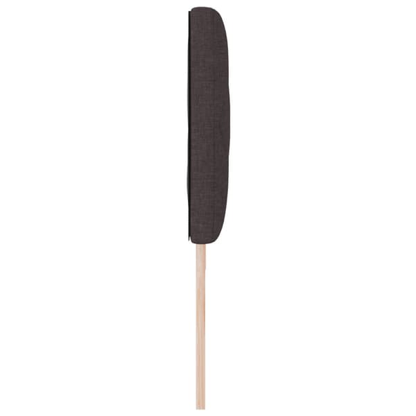 Huvudgavel Mörkbrun 180 cm tyg