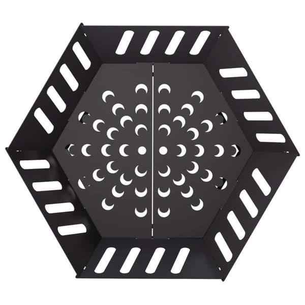 Eldstad Svart 60 x 60 x 23 cm Stål