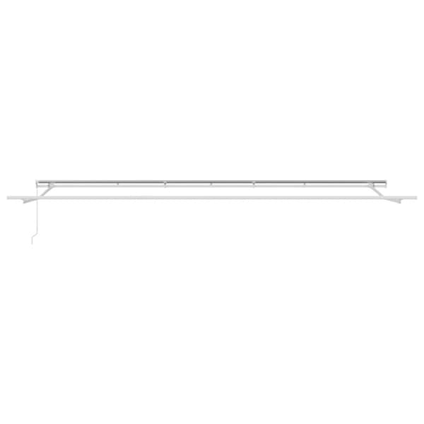 Markisram Vit 600 × 350 cm Aluminium