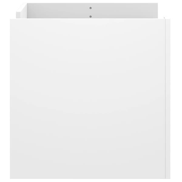 Soffbord vit 80x50x50 cm konstruerat trä
