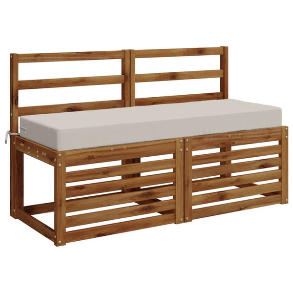 Sittkudde SOEST 100% Polyester Vit 120 x 40 x 10 cm