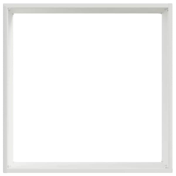 Kant för gräsmatta 6 pcs Vit 40 x 40 x 13 cm Stål
