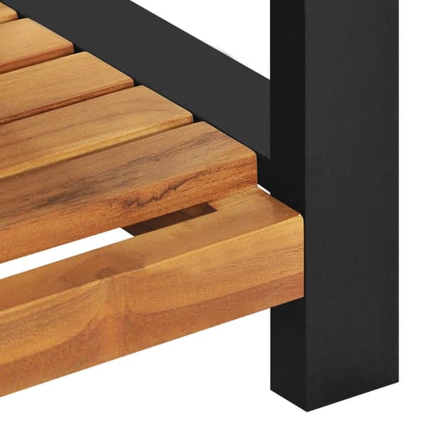 Bänk 120 cm massiv teak