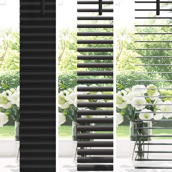 Persienn Svart 150 x 40 cm PVC