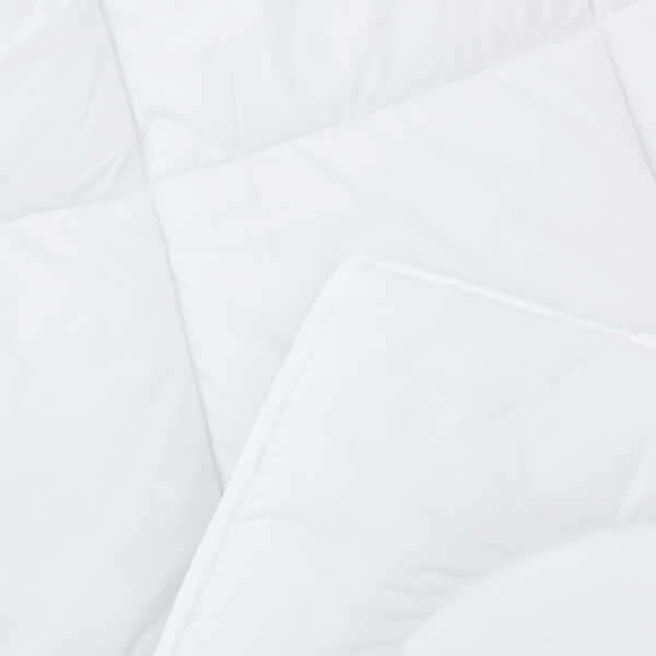 Vinter Täcke med kudde 3 pcs Vit Mikrofiber
