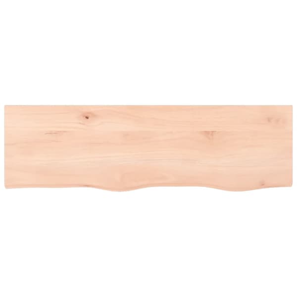Hyllplan 100x30x2 cm obehandlad massiv ek
