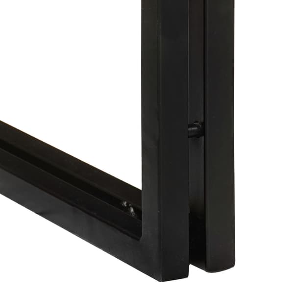 Nestingbord 3 pcs Massivt återvunnet trä och metall
