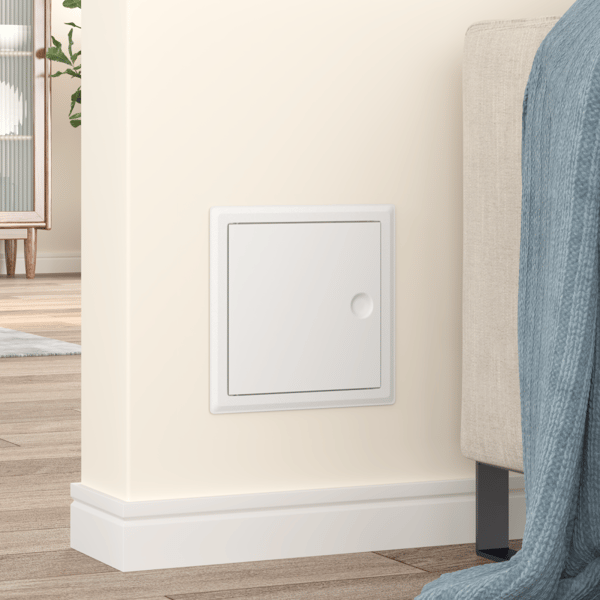Åtkomstpanel 2 pcs Vit 23 x 23 x 3 cm Stål