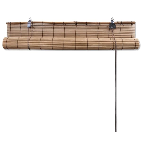 Rullgardin bambu 150x160 cm brun
