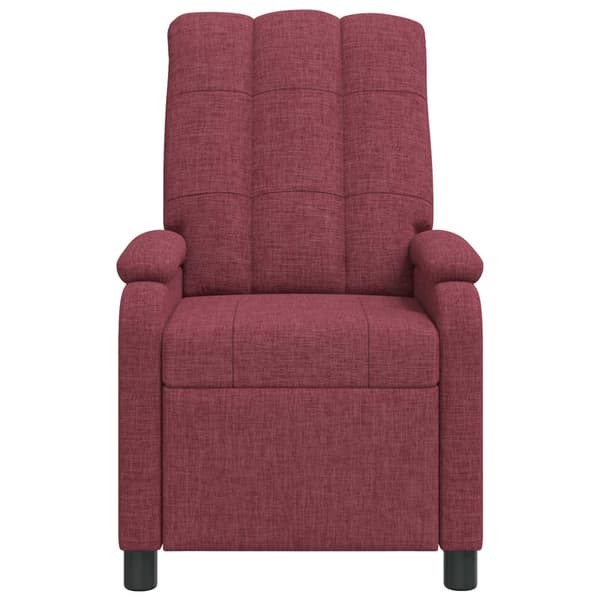 Recliner Vinröd Tyg