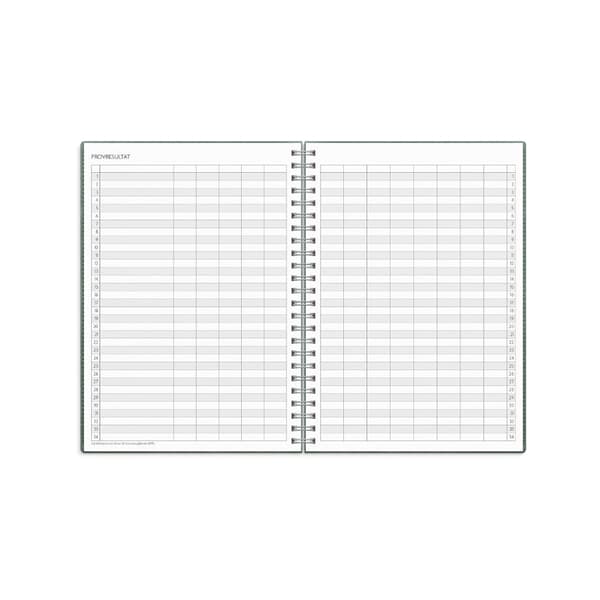 Kalender Study Twist A5 grön 26/27