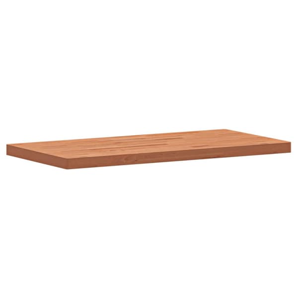 Bordsskiva 100x50x4 cm rektangulär massivt bokträ