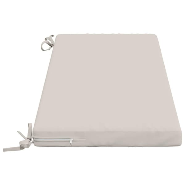Bänk kudde SOEST 100% Polyester Vit 120 x 40 x 5 cm