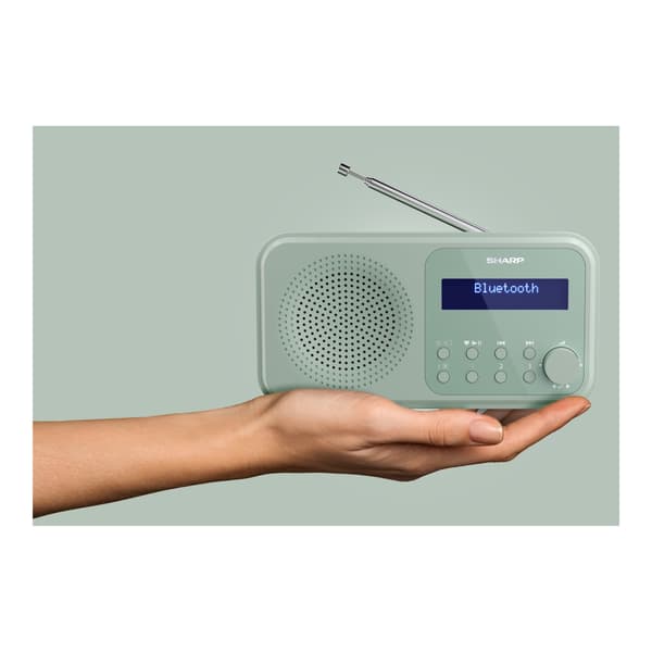 Sharp Tokyo DR-P420 - bärbar DAB-radio - inget operativsystem - Bluetooth