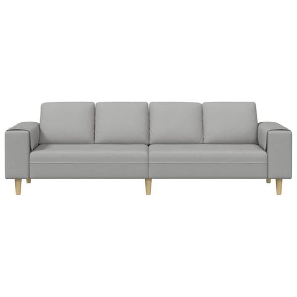 Vardagsrumsoffa Moln Grå 250 x 77 x 76 cm Polyester