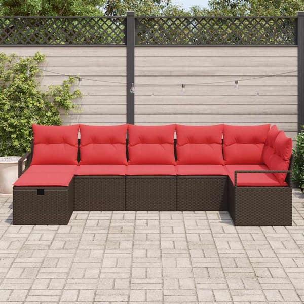 Soffset med kudde 4 pcs konstrotting