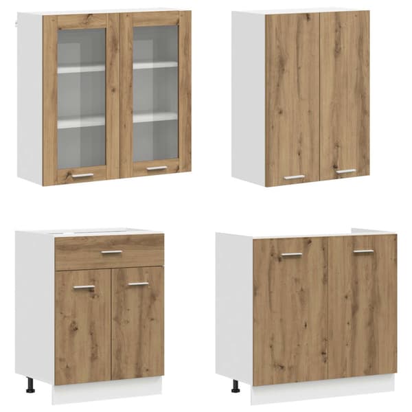 Köksenhet LYON 4 pcs Artisan-ek Konstruerat trä