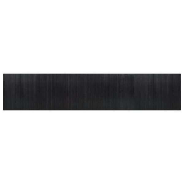 Rumsavdelare svart bredd 800 cm höjd 165 cm bambu