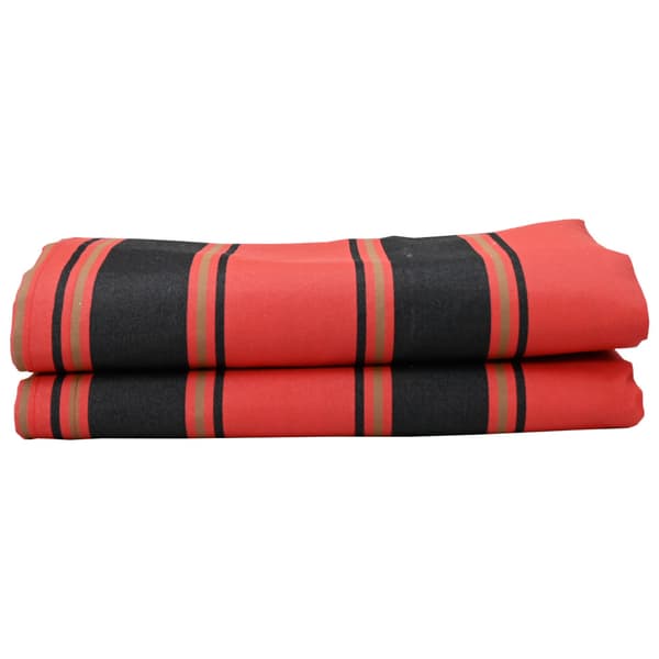 Markisbyte Orange och Svart 1000 x 160 cm Polyesterduk