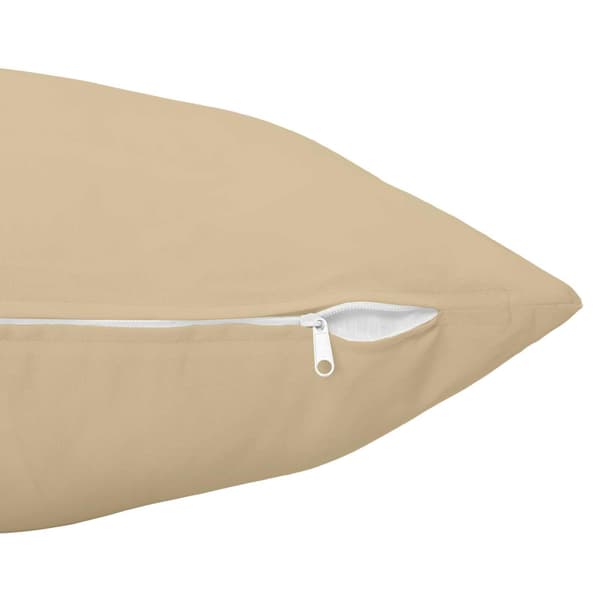 Kuddöverdrag 12 st HEERLEN Beige 50 x 50 cm Polyester