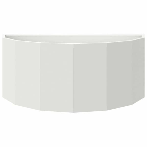 Planteringskärl Vit 90 x 45 x 35 cm Stål