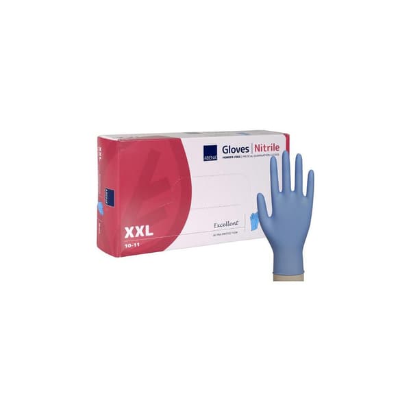 Nitrilhandske AQL 1,0 puderfri 2XL 90/fp