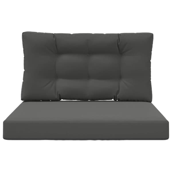 Utomhus Soffa Kudde 2 pcs Antracit Polyester