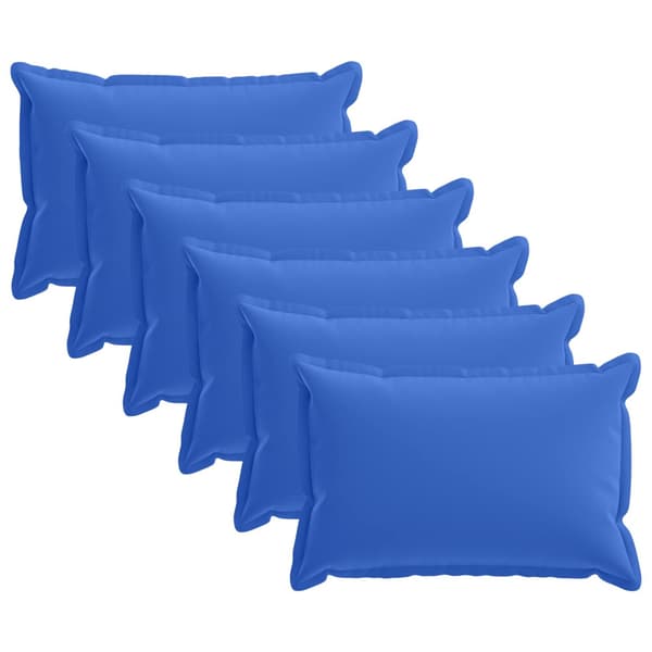 Kuddöverdrag 6 st HOUTEN Kungsblå 40 x 60 cm Polyester