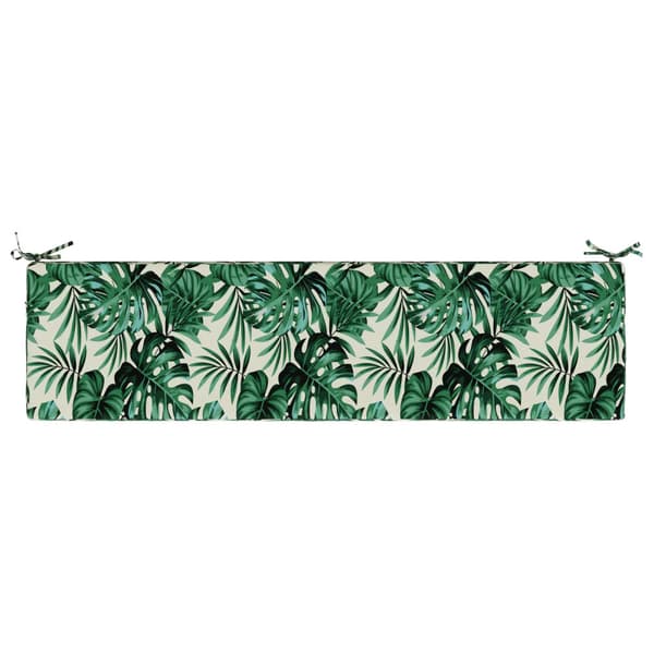 Bänk kudde SOEST 100% Polyester Bladmönster 140 x 40 x 8 cm